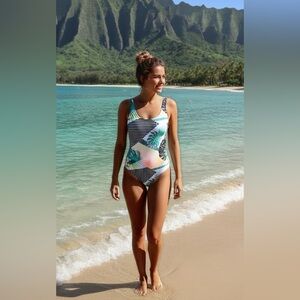 ROXY• POP Surf One-Piece Swimsuit